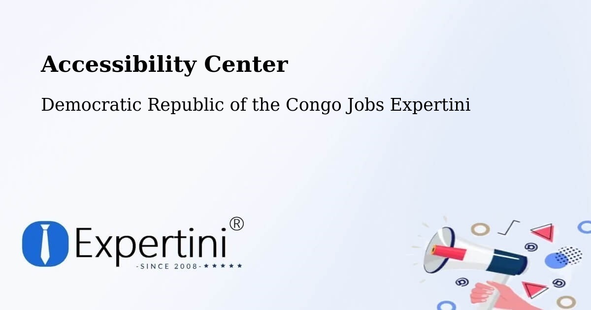 Accessibility Statement – Beni - Democratic Republic of the Congo Jobs Expertini